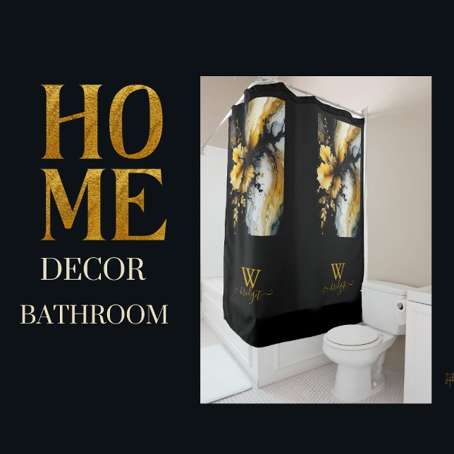 black gold flower marble (Creator Uploaded)