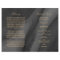 Black & Gold Funeral Program | Order of Service