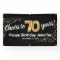 Black Gold Glitter 70th Birthday