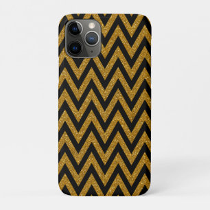 Black Gold Glitter for Her Premium Cute Simple iPhone 11 Pro Case