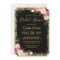 Black Gold Glitters Floral Glamour Bridal Shower