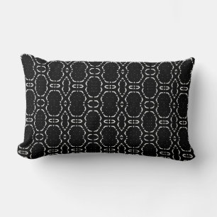 Black Gold Gothic Stylish Throw Pillow