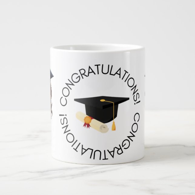  Black Gold Graduate Mug (Front)