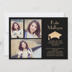 Black Gold Graduation Class of 2024 Photo