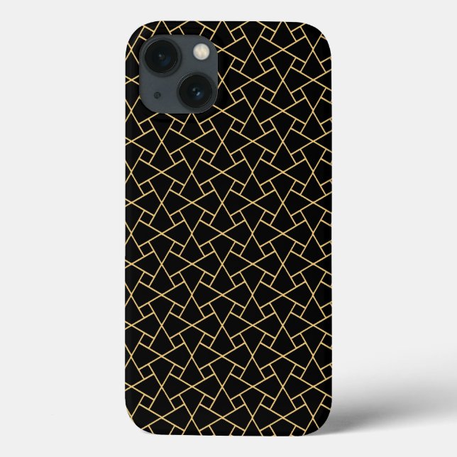 Black, Gold Islamic Pattern: iPad Case-Mate Case (Back)