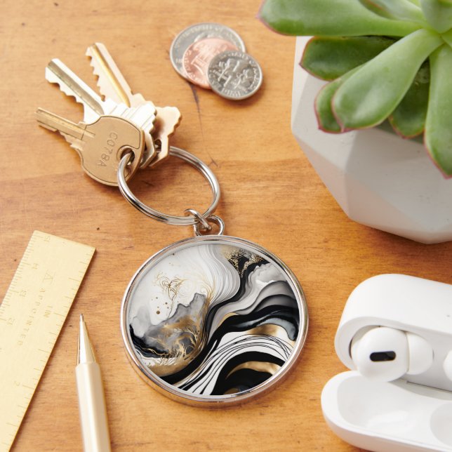 Black Gold Keychain (Desk)