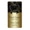 Black Gold Lace Wine Bottle Labels