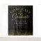 Black Gold Law School Graduation Photo Backdrop