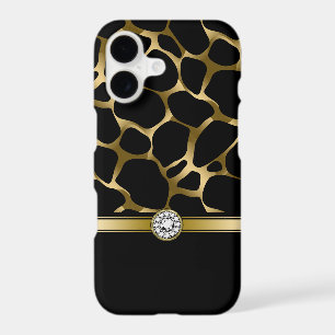 Black Gold Leopard Animal Print