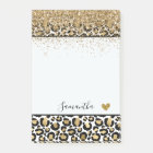 Black Gold Leopard Print Sparkle