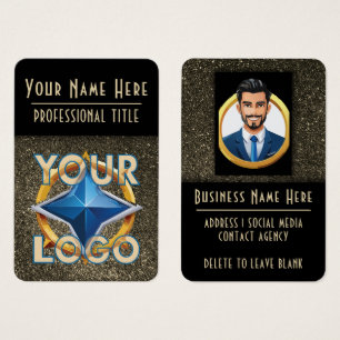 Black Gold Luxury Actors Entertainers Professional