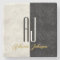 Black Gold Marble Monogram