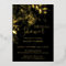 Black & Gold Modern Floral Peony Bridal Shower