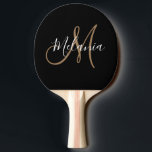 Black Gold Monogram Elegant Stylish Script Ping<br><div class="desc">Black Gold Monogram Elegant Stylish Script Name Mini Basketball Hoop for Christmas</div>