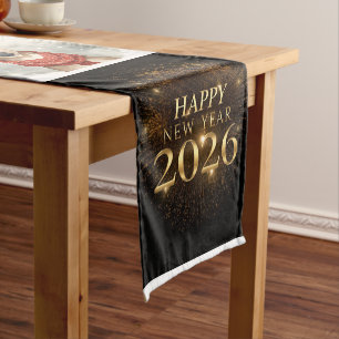 black gold new year Table Runner