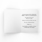 Black Gold, Personalized Graduation Cards for Him