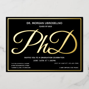 Black Gold PhD Graduation