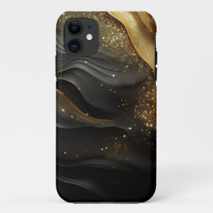 Black Gold Prinkle iPhone 11 Case