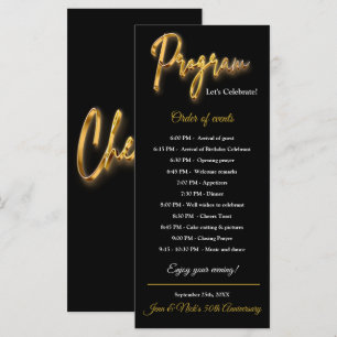 Black & Gold Program 3d Gold Tex Minimalist Design