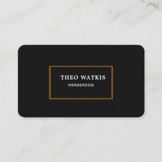 Black gold qr cod edit business card