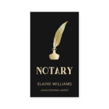 Black Gold QR Notary Loan Signing Agent  