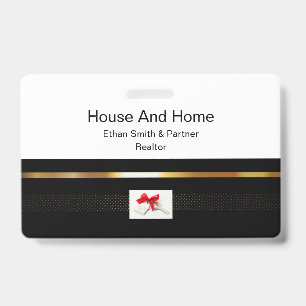 Black & Gold Real Estate Marketing Introduction Badge