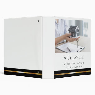 Black & Gold Real Estate Marketing Introduction Binder
