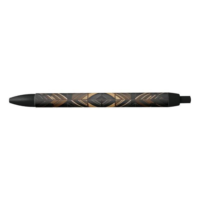 Black Gold Retro Ink Pen (Front)