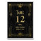 Black Gold Roaring 20s Art Deco Wedding