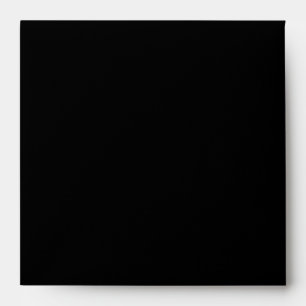 Black Gold Square Envelope