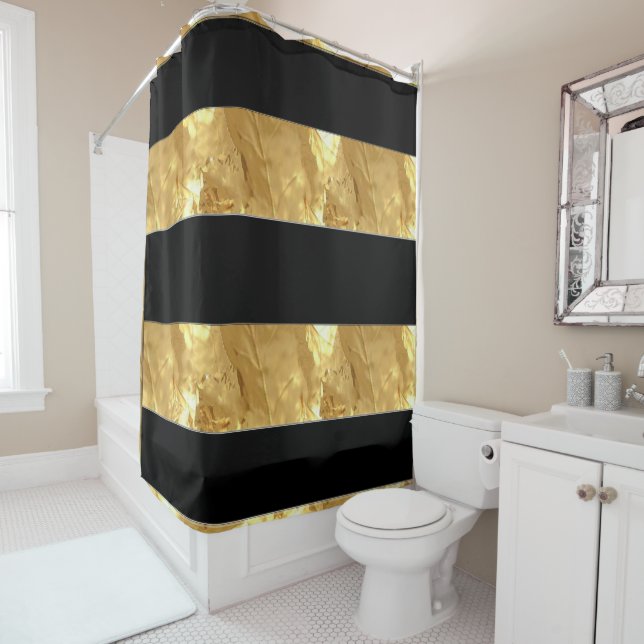 Black Gold Stripes (In Situ)