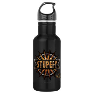 Black & Gold Stupefy Spell Graphic 532 Ml Water Bottle