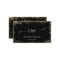 Black gold wedding website RSVP QR code