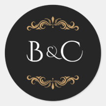 Black, Gold, & White Elegant Wedding Theme