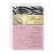 Black Gold Zebra Pink Zebra Bridal Shower