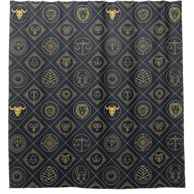 Black Gold Zodiac Sign (2) (Front)