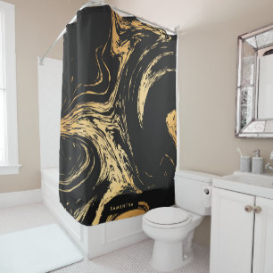 Black & Golden Abstract