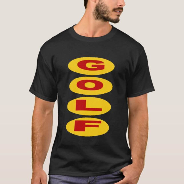 Black GOLF T-shirt (Front)