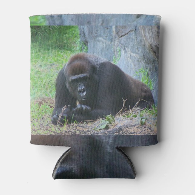 Black Gorilla Can Cooler (Front)