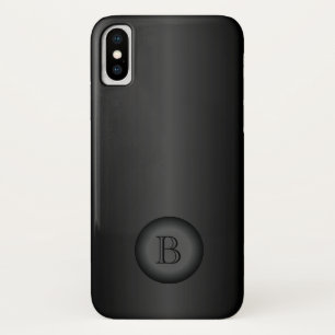 Black Gradient Monogram Case-Mate iPhone Case