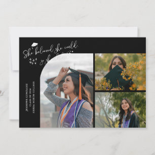 Black Graduate She Believed Multi Photo Announcement