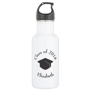 Black Graduation Cap  Class of 20xx Custom 532 Ml Water Bottle