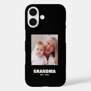 Black Grandma Established Bold Photo iPhone 16 Case