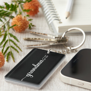 Black Grandma Established Keychain