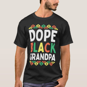 Black Grandpa African American Black History Month T-Shirt