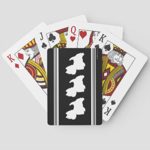 Black Graphic Playing Cards