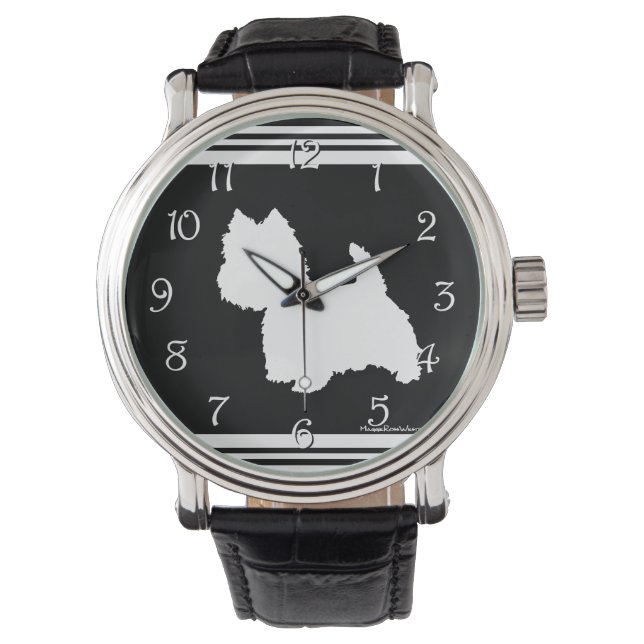 Black Graphic Watch (Front)