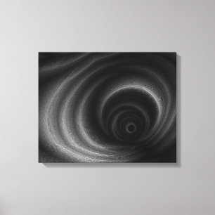Black Gravity Canvas Print
