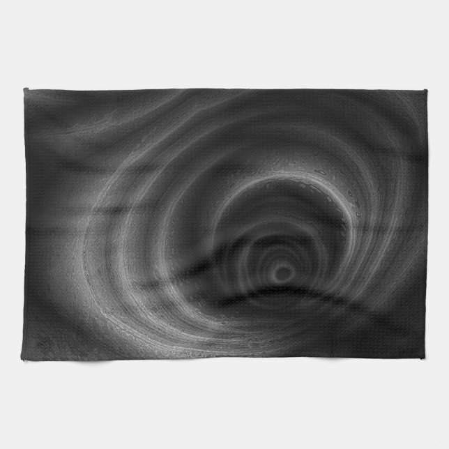 Black Gravity Kitchen Towel (Horizontal)