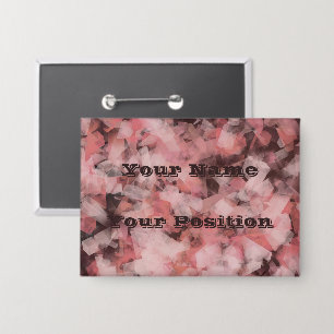 Black Gray Pink White Modern Geometric Abstract